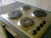 End of Tenancy Cleaning Oven Hob (After)